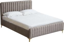 Ramely Pat, gri maro Taupe/gold crom auriu mat, 140x200 cm, KAISA