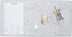 BLUERING Iratrendező A4, 7, 5cm, lapraszerelt, Bluering® Smart szürke (IRRECO75SZ) - iroszer24