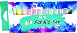 Akrilfesték készlet M&G 12db-os, 12ml M06601K12 (M06601K12)