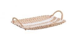 Bizzotto Set 5 tavi decorative iarba mare 30x20x4.5 cm (0184755) Tava