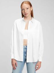 GAP Памучна риза oversize GAP GAP | Byal | ЖЕНИ | S