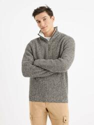 Celio Мъжки пуловер Celio Вевекинг в бяло и сиво Celio | Siv | МЪЖЕ | S