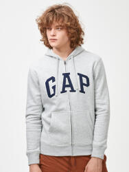 GAP Fleece суитшърт с лого GAP GAP | Siv | МЪЖЕ | XS