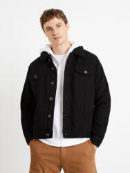 Celio Черно мъжко дънково яке с косъм Celio Cudensherp Celio | Cheren | МЪЖЕ | S