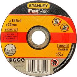 STANLEY STA32607-QZ Inoxvágó tárcsa, 125 x 1, 0 x 22, 2 mm (STA32607-QZ)