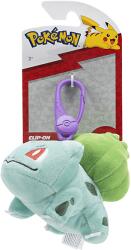 Jazwares Pokémon kulcstartós plüssfigura, Bulbasaur, 7 cm (PKW0122) (PKW0122)