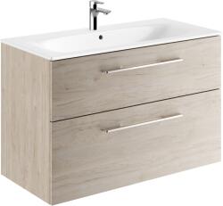 Geberit Selnova Square lavoar cu dulap 100 cm nucă 501.247. 00.1 (501247001)