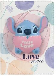 CoolPack - Squishy 3D - 100 lapos B/6 jegyzetfüzet - Disney Fashion - Stitch - Love more (75248PTR) (75248PTR)