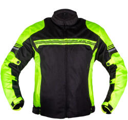 W-Tec Nyári motoros kabát W-TEC Dexter bővített XL fekete-zöld (27142-XL-2-P)
