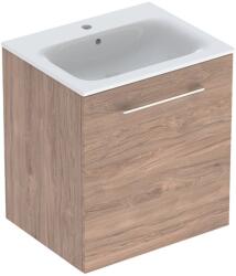 Geberit Selnova Square lavoar cu dulap 60 cm nucă 501.254. 00.1 (501254001)