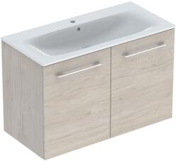 Geberit Selnova Square lavoar cu dulap 100 cm nucă 501.263. 00.1 (501263001)