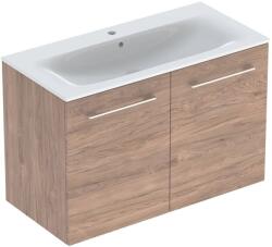 Geberit Selnova Square lavoar cu dulap 100 cm nucă 501.262. 00.1 (501262001)