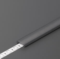 TOPMET C" klikk fekete 4000mm LED profil fedél Topmet (SL 76660041)
