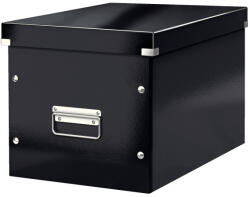 LEITZ Cutie de zaruri Leitz WOW Click&Store, mărimea L, negru (61080095)