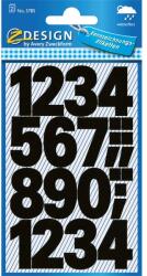 AVERY 3785 100pt 100pt numere rezistente la intemperii negru autocolant negru (3785)