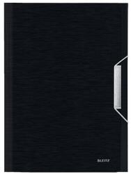 Leitz Dosar acordeon A4, PP, 6 compartimente, LEITZ "Style", negru satinat 39570094 (39570094)
