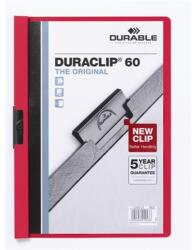 DURABLE Duraclip A4 60lapos piros clip-mappa 220903 (220903)