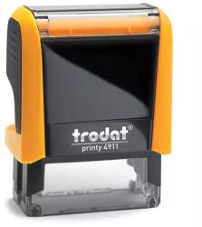TRODAT Bélyegző TRODAT Printy 4.0 4911 neon-narancs ház kék párna 4911-NN-KE (4911-NN-KE)