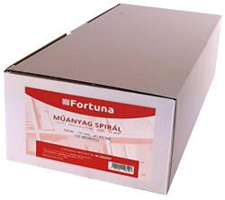 FORTUNA Spirală de arhivare din plastic FORTUNA 10mm 41-55 coli negru 100/roată (09.0052201)