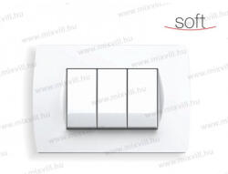 TEM SOFT díszítőkeret 4M PW fehér OS40PW(24553)