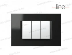 TEM LINE díszítőkeret 2/3M NB fekete OL23NB(24454)