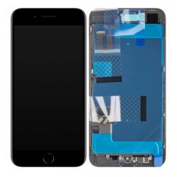 Apple iPhone 8 Plus Előlap Keret+LCD Kijelző+Érintőpanel, Fekete (661-09032, 661-10103) Service Pack