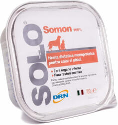 DRN Solo Hypoallergenic Monoprotein lazac pástétom (16 x 100 g) 1.6kg