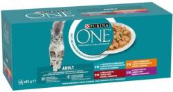 Purina One alutasakos macskaeledel szószban - Jumbo Pack (2 karton | 80 alutasak | 80 x 85 g) 6.8kg