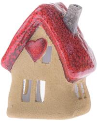 4home Suport ceramic pentru lumânări Casa inimii, 12, 4 x16 x 9, 3 cm