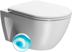 SAPHO GSI Pura ECO fali kerámia WC 36x55 cm Swirlflush öblítéssel, DualGlaze matt fehér 880709 (880709)
