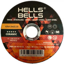 Hells Bells SG-Ceramic vágótárcsa, fémhez, 125 x 1 x 22, 2 mm (2233528)