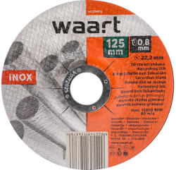 Waart vágókorong , Inox 125 x 0, 8 x 22, 2 mm, (W23M412)