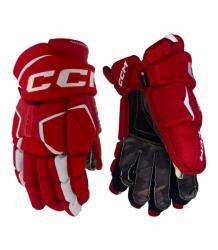 CCM Tacks AS-V PRO Red/White Senior Hokikesztyűk 13 hüvelyk