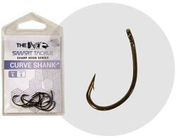 THE ONE 8245Bd Curve Shank 2 Fekete Nickel Füles, Szakállas Bojlis Horog 8db (41617102)