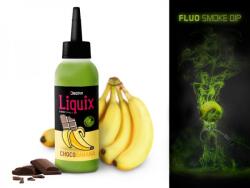 DELPHIN Fluo dip d snax liquix /100ml-csokoládé-banán (101003537) - epeca