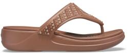 Crocs Șlapi Crocs Monterey Shimmer Wedge Flip