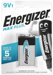 Energizer Akkumulátor ENERGIZER MAX PLUS 6LR61 6F22 9V 1db Buborékfólia (ENEBAT1655)