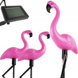 Cortina 3x SOLAR LED kültéri kerti lámpa Flamingos 54cm (CORSOL0004)