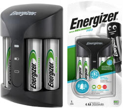 Energizer PRO + TÖLTŐ 4x POWER PLUS AA 2000mAh akkumulátor (ENEBAT2805)