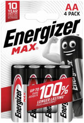 Energizer 4x ENERGIZER MAX AA LR6 1, 5 V-os akkumulátoros buborékfólia (ENEBAT1805)