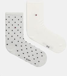 Tommy Hilfiger zokni 2 pár fekete, női, 100001493 - ezüst 35/38