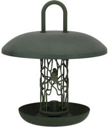 Esschert Design Önadagolós madáretető faggyúgolyóknak, újrahasznosított anyagból, zöld, 26 x 30 cm (FB616) - kertesotthonbolt