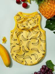  Trendi banános ujjatlan kutyapóló, L