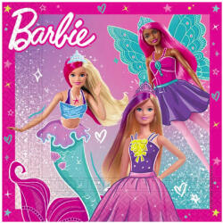 Mattel Barbie szalvéta 20 DARABOS, 33x33 cm FSC Nr1
