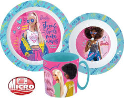 Mattel Barbie étkészlet, micro műanyag szett 350 ml-es bögrével Nr2