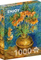 Enjoy - Van Gogh - Koronaliliom réz virágvázában 1000 darabos kirakó (1113)