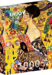 Enjoy - Klimt - Hölgy Legyezővel 1000 darabos kirakó (1128)
