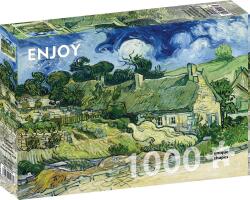 Enjoy - Van Gogh - Nádfedeles házak Cordeville-ben 1000 darabos kirakó (1173)