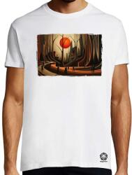 Magnolion Séta vörös hold alatt v1 póló