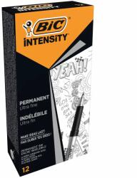 BIC Marker permanent Bic Grip Fine, CD/DVD, varf 0.7mm, negru, 12 buc/cutie (CT8069)